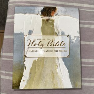 Amplified Holy Bible, Anne Neilson Angel Art Series, Leathersoft, Blue by...